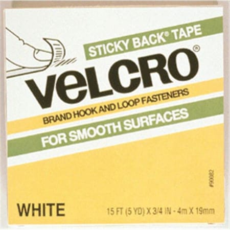 Velcro Brand Cloth Tie USA VEC90079 Cloth Tie TAPE 3/4 X 18 STRIPS WHI-TE VEC90079